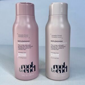 NEW Root to End Replenishing Shampoo & Conditioner Set, 13 oz each